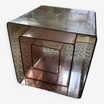 Set de 3 modules cubes gigognes Michel Dumas (+ plateau offert)