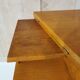 Bureau en bois, pieds compas