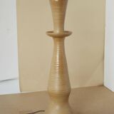 Ceramic / sandstone lamp base signed Drillon vintage 50s / 60s