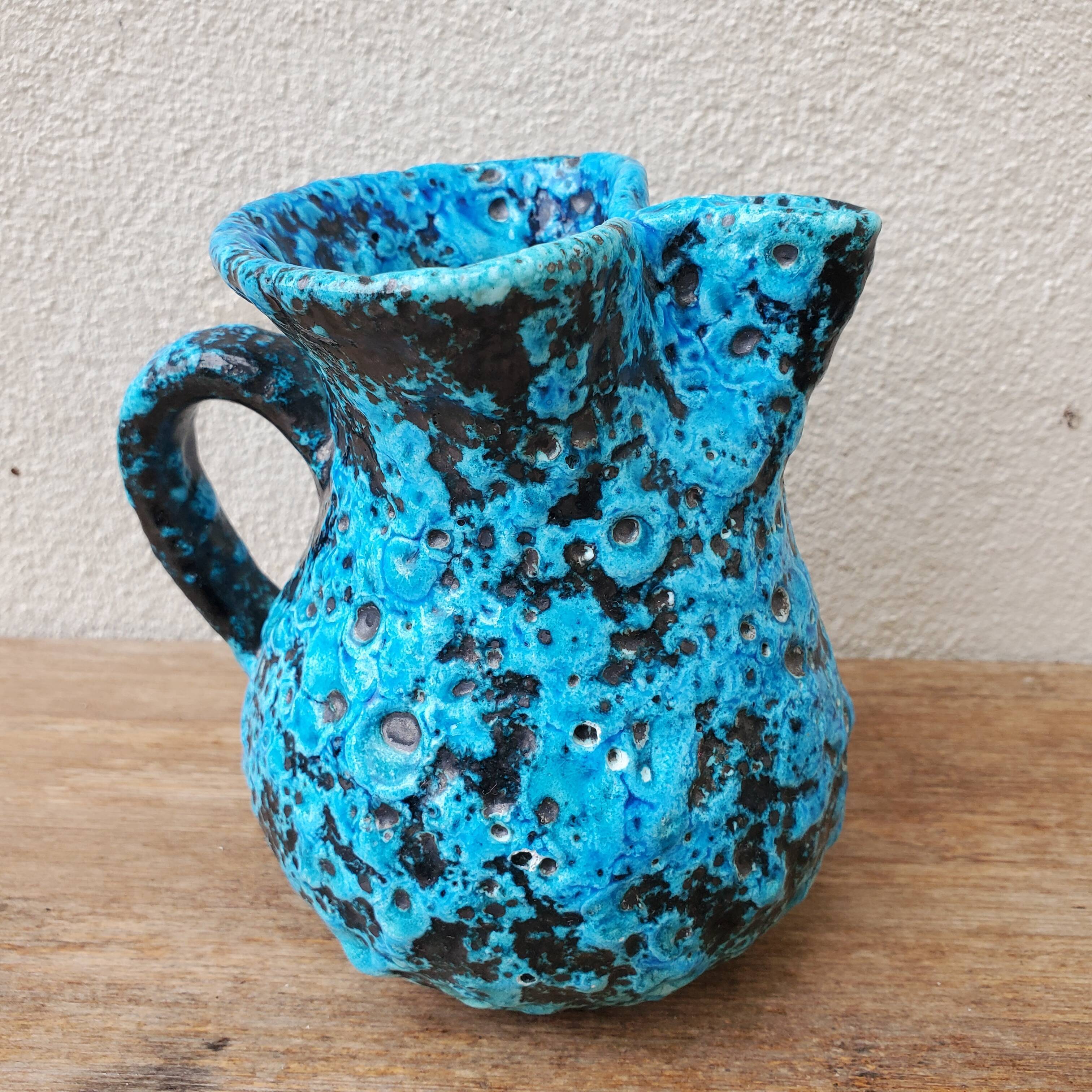 Fat Lava ceramic vase pitcher