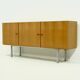 Buffet minimaliste en hêtre du milieu du siècle, années 1970