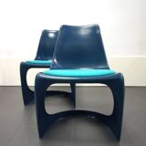 Paire de chaises empilables modèle 290 conçue par Steen Ostergaard pour CADO, 1970