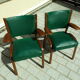 Pair of Bow Wood armchairs by Hugues Steiner