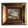 Oil on canvas signed R. Michel - Gilded frame with elm burl.