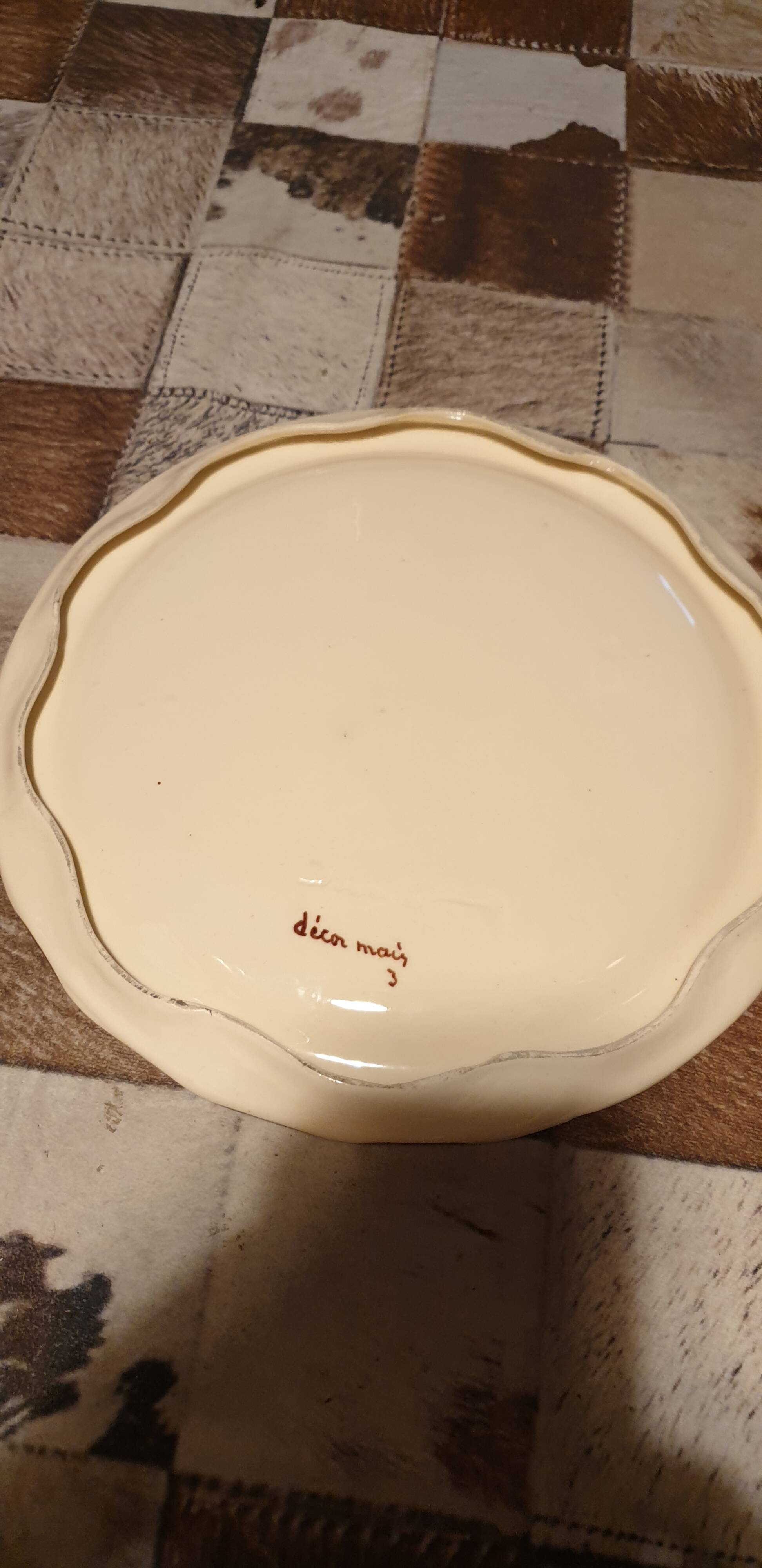 Assiettes dessert vintage