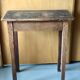 Console table in raw wood