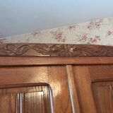 Wardrobe - Solid oak penderie Art Deco era