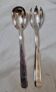 Art Deco silver salad servers