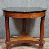 Empire period mahogany pedestal table circa 1800-1810 (b)