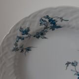 plates Bernardaud Limoges saint saens B & C blue vines