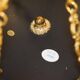 24-carat gold-plated bronze chandeliers L'Originale Italy