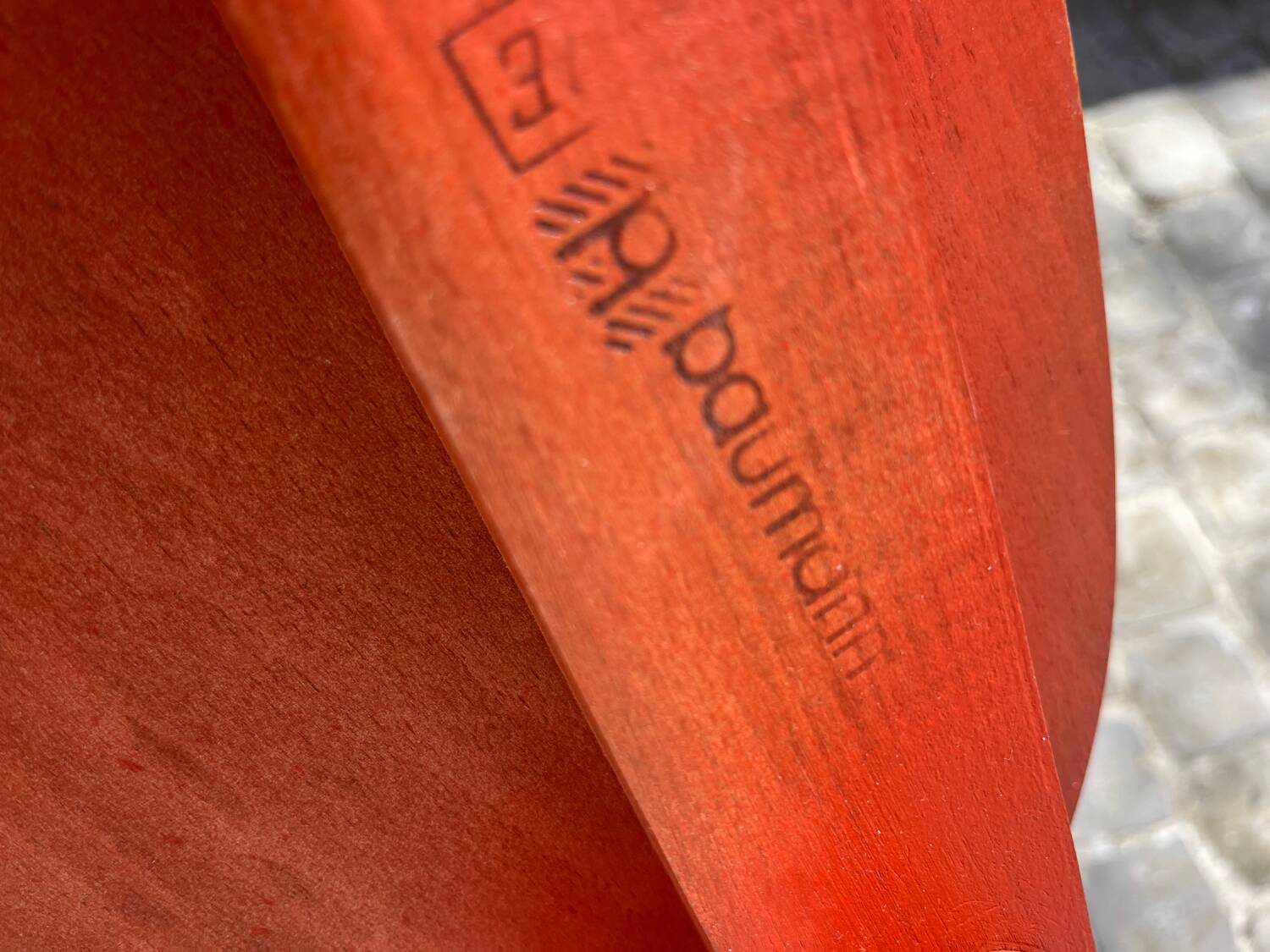 Brick red Baumann chair