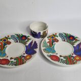 Villeroy and Boch "Acapulco" saucer and sugar bowl set