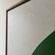 Large contemporary painting Green Forms Audrey Noel dated & signed