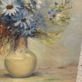 Oil on canvas bouquet of flowers