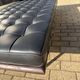 Knoll Barcelona Daybed Black Sabrina leather AS NEW!! Mies van der Rohe