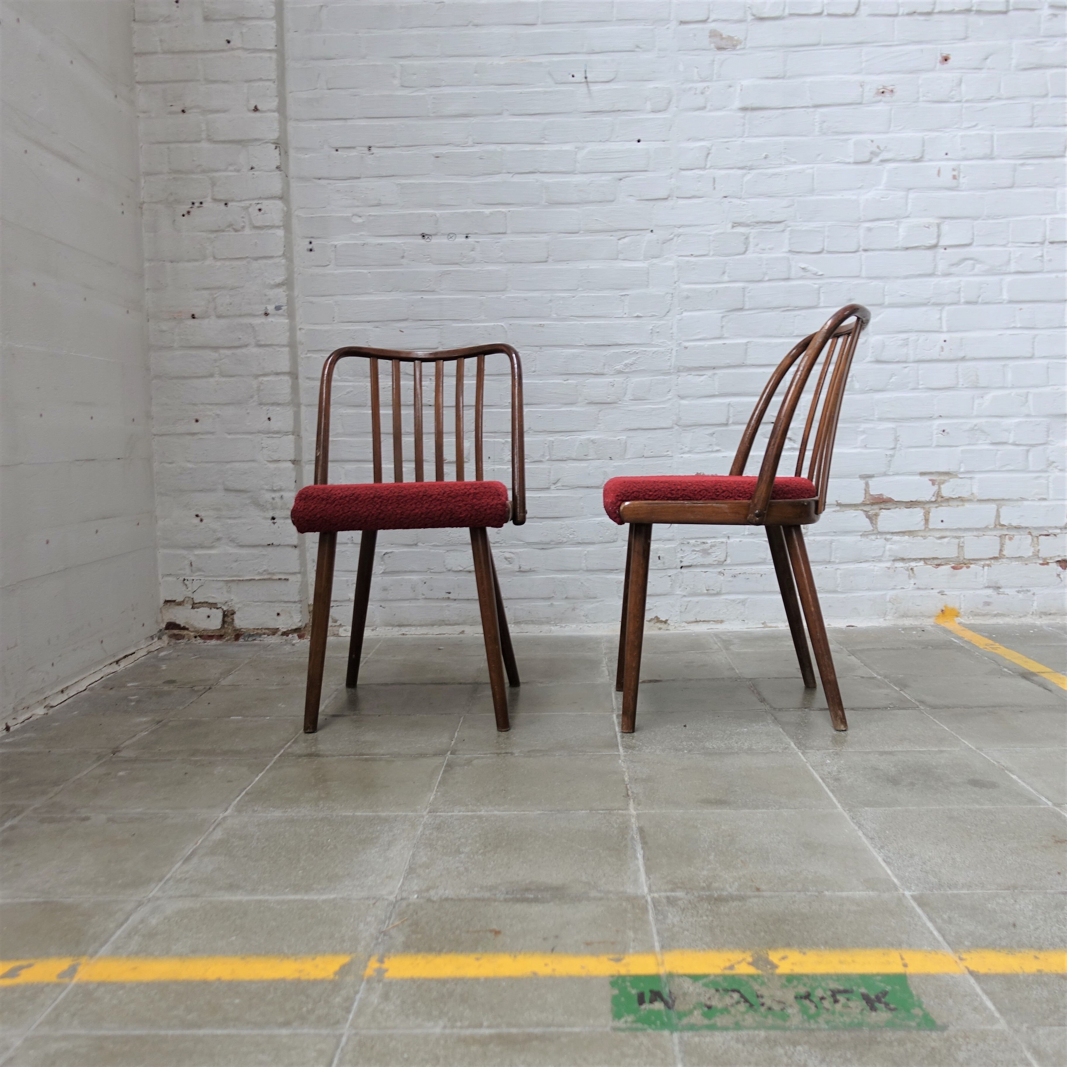 Set of 4 Antonin Suman chairs