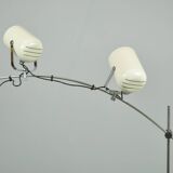 Vintage white Sorrento floorlamp by Copini & Posthuma for Gepo, Netherlands 1970s