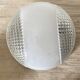 Industrial glass ceiling light, 60s-70s