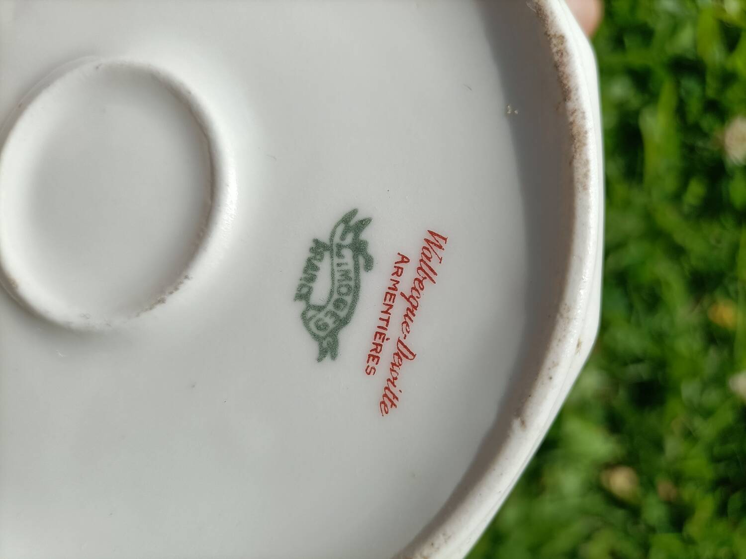 Limoges porcelain tea service - Walbecque Dewitte Armentières