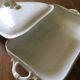 Rare white soup tureen haviland & co limoges h & co l with lid and handles.