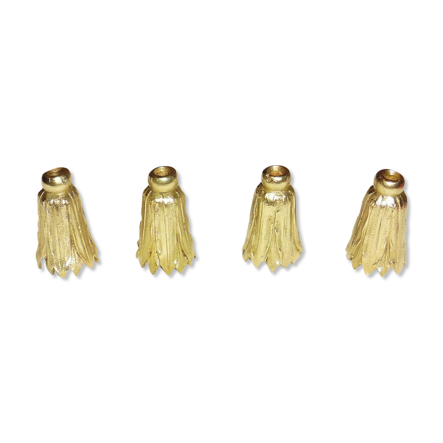 Set of 4 clogs Louis XVI in bronze