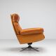 De Sede DS-31 high-back lounge chair in natural leather, Switzerland, 1970