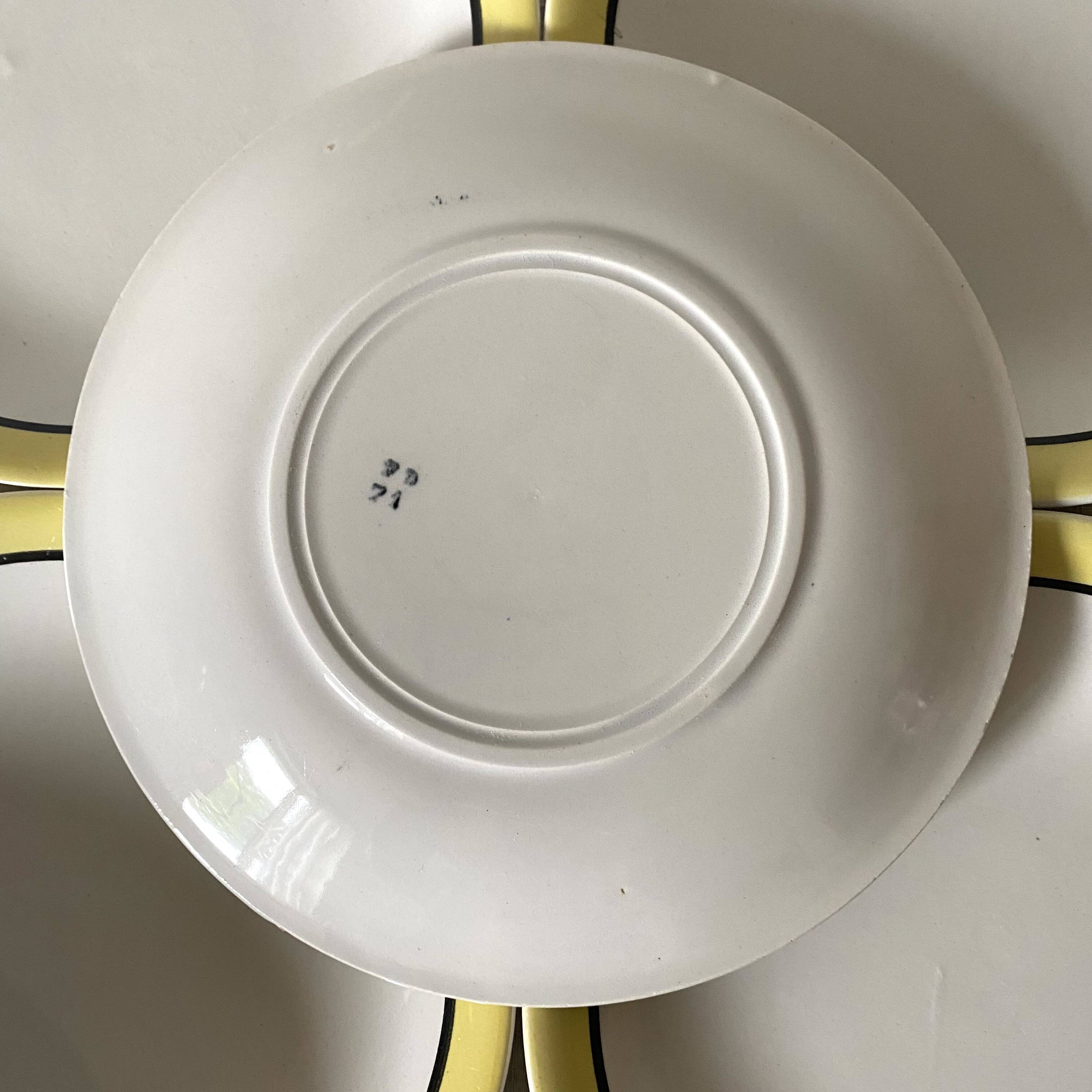 Dessert plates 50-60s