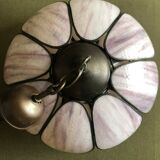 Vintage double lotus pendant light