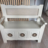 Fully restored antique bank chest – chic country style