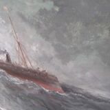 Marine painting oil on canvas by Paul SEIGNON late 19th century