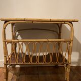 Vintage rattan desk