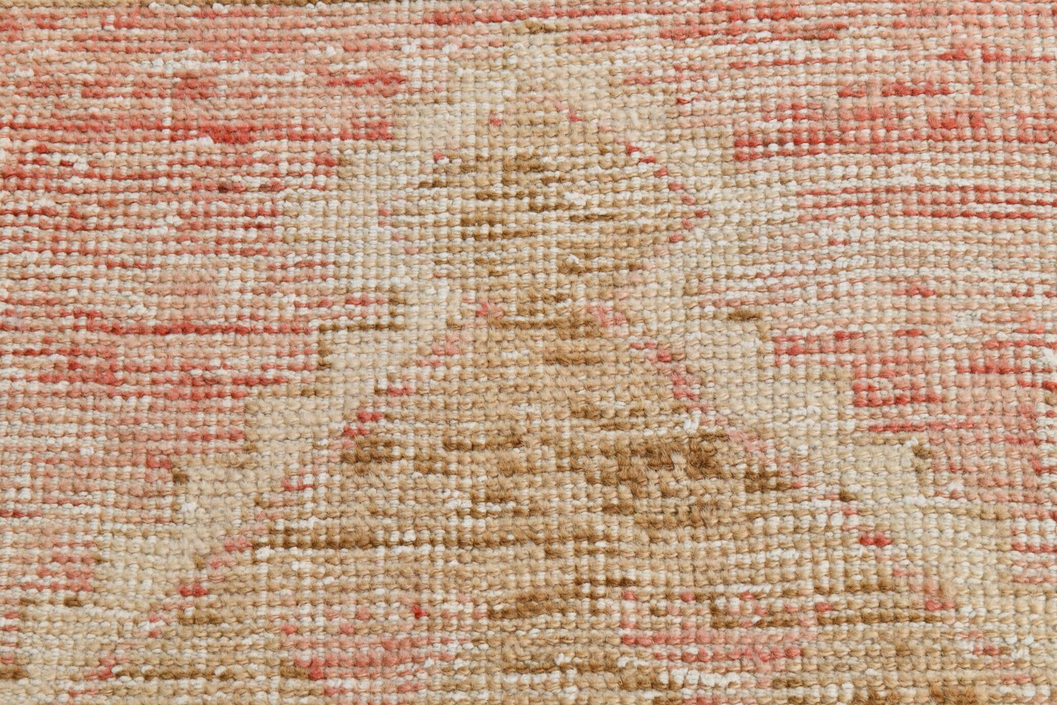 Mid Century Turkish Vintage Runner Rug, 86x325Cm