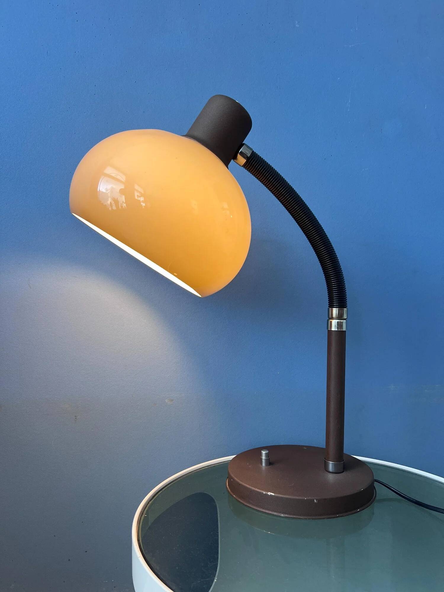 Vintage Herda mushroom table lamp | Mid-century modern bedside lamp | Dutch design