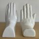 Pair of Vintage Ceramic Hands Bookends