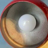 Vintage Wilko Eyeball Floor Lamp in Bordeaux Red | Space Age Lamp