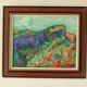 Huile sur toile vintage européenne originale – « Paysage vivant »