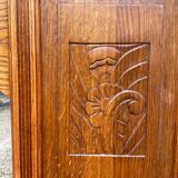 Art Deco oak cloakroom