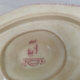 Saucière in iron earth of Gien model Pink hawthorn