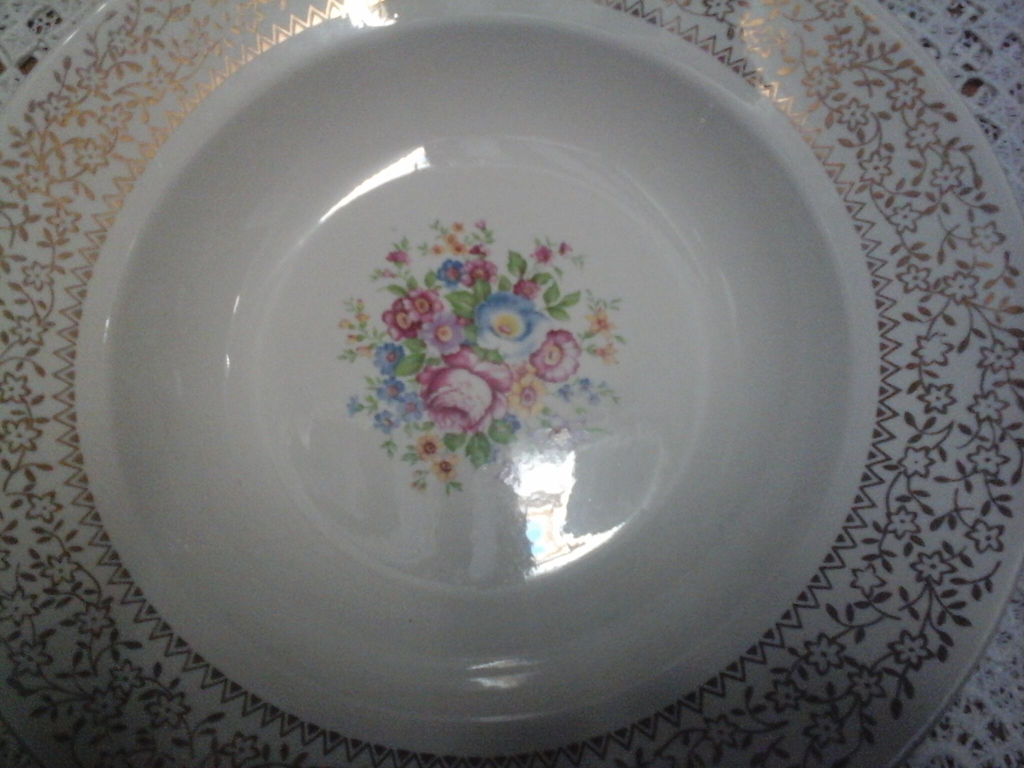 Old hollow dish