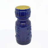 1970s rustic ceramic vase type 122-24, Scheurich Keramik, Germany,