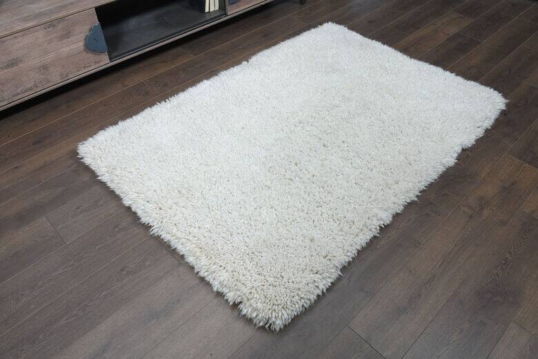 Vintage mohair tulu shaggy rug 91 x 152 cm