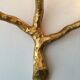 Paire d'appliques en bronze doré Arlus