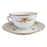 Set of 4 cups from the Chartres-sur-Cher earthenware factory