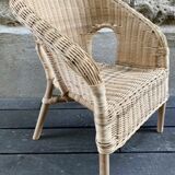 Children's rattan armchair