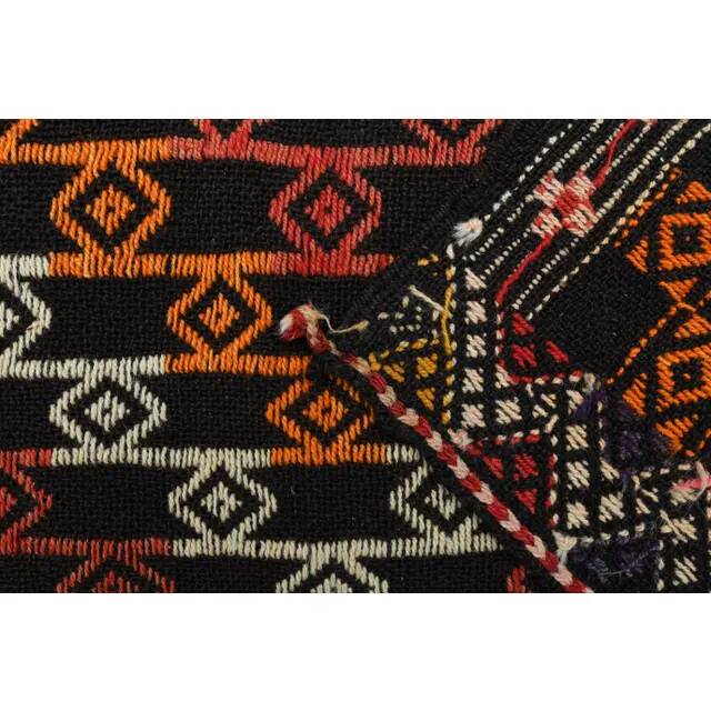 Vintage Turkish Oushak Handmade Wool Cotton Brown Area Rug 180x291
