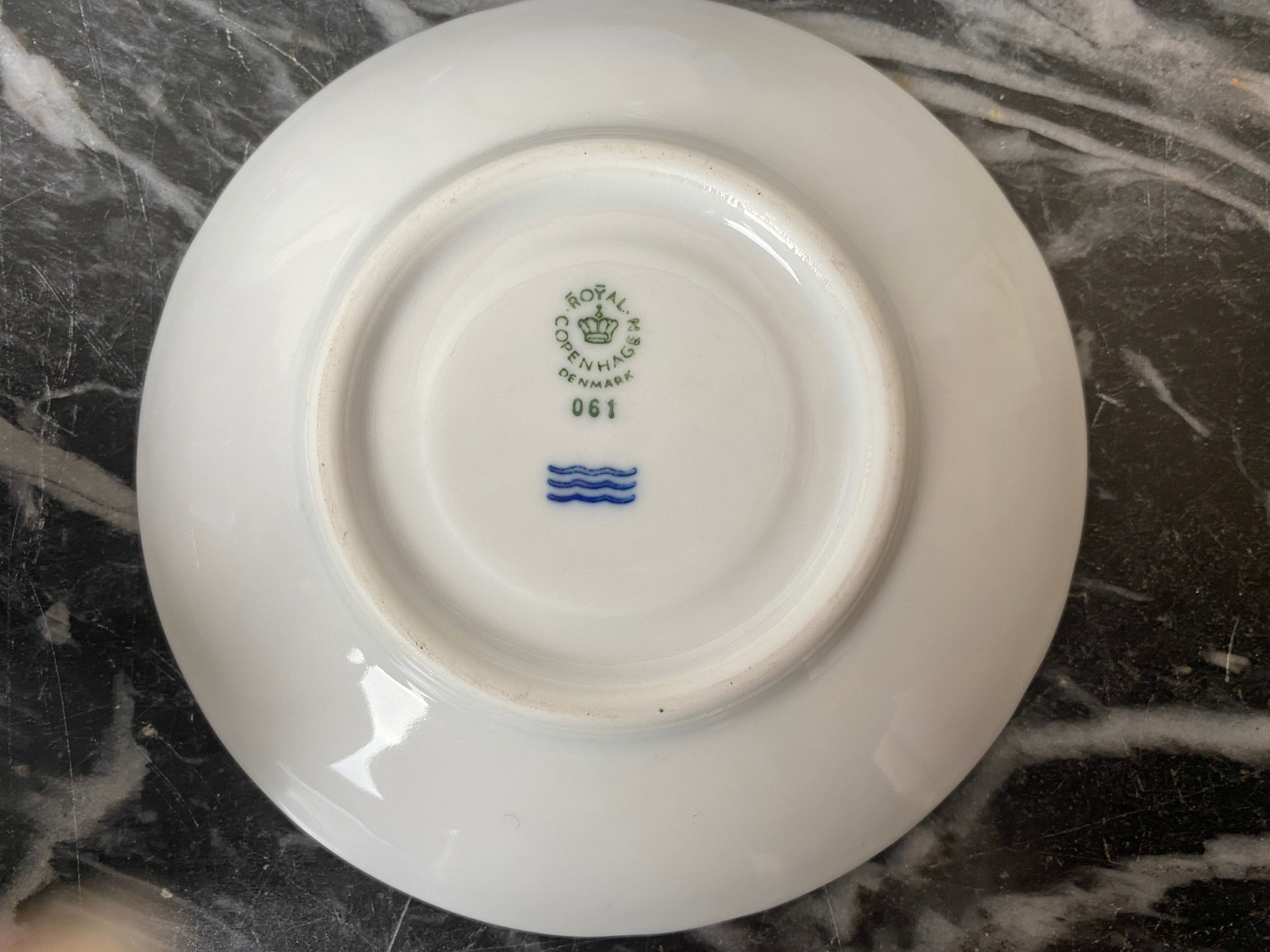 Set of 2 porcelain breakfast sets "Royal Copenhagen"