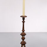 Italian gilded wood rococo floor lamp 1950s