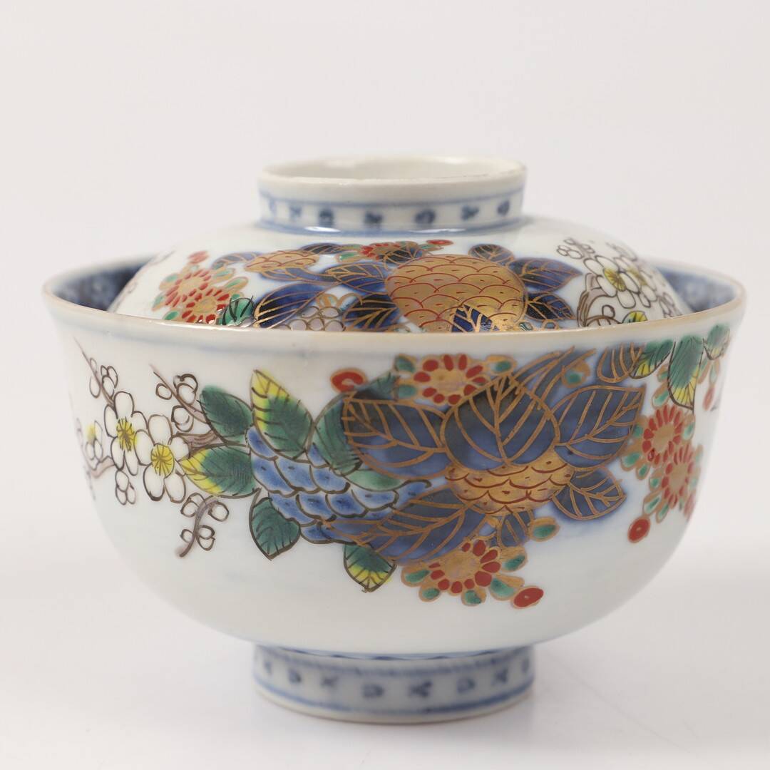 4 bowls with lid Japan