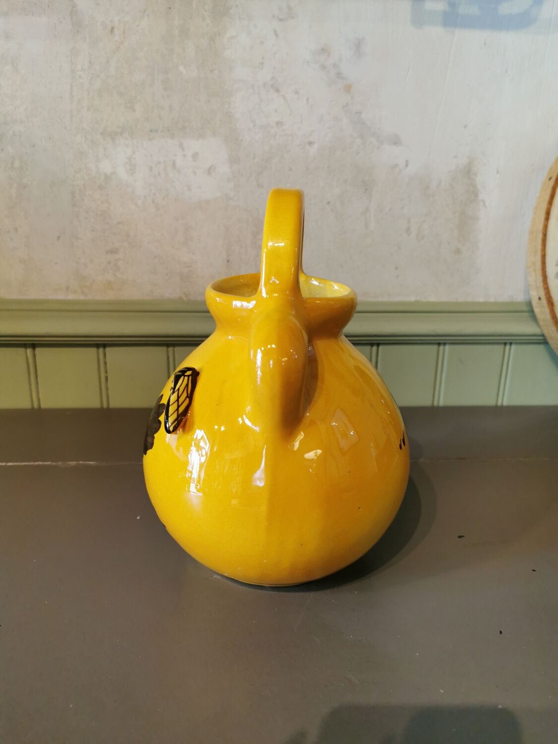 Vintage gargoulette with cicada